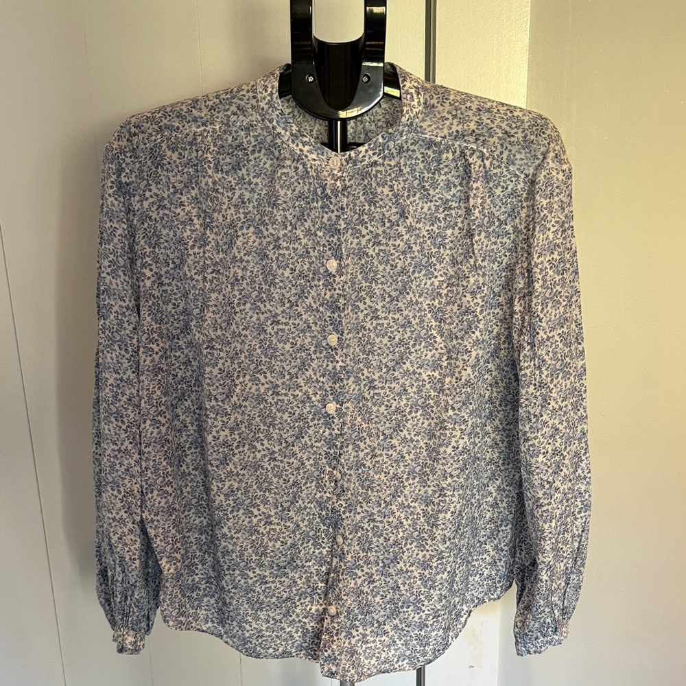 & Other Stories Floral Button-Up Blouse 6